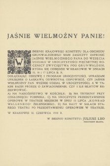 Korespondencja Władysława Łozińskiego z lat 1861-1913. T. 7, Krajowy – Laube