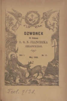 Dzwonek III Zakonu S. O. N. Franciszka Serafickiego. R.1, nr 11 (maj 1886)