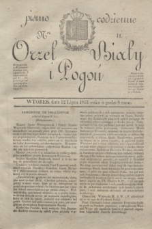 Orzeł Biały i Pogoń: pismo codzienne. 1831, Ner 11 (12 lipca)