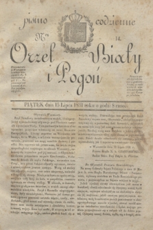 Orzeł Biały i Pogoń: pismo codzienne. 1831, Ner 14 (15 lipca)