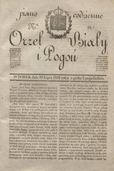 Orzeł Biały i Pogoń: pismo codzienne. 1831, Ner 19 (19 lipca)