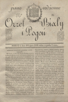 Orzeł Biały i Pogoń: pismo codzienne. 1831, Ner 29 (30 lipca)