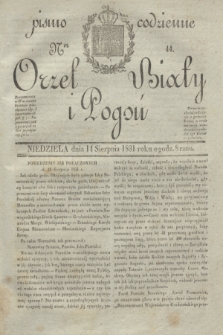 Orzeł Biały i Pogoń: pismo codzienne. 1831, Ner 44 (14 sierpnia)