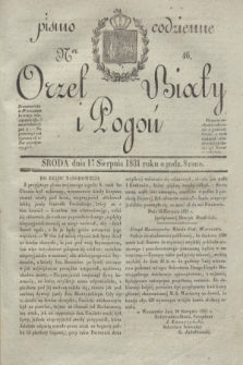 Orzeł Biały i Pogoń: pismo codzienne. 1831, Ner 46 (17 sierpnia)