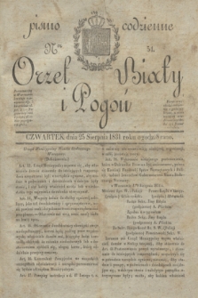 Orzeł Biały i Pogoń: pismo codzienne. 1831, Ner 54 (25 sierpnia)