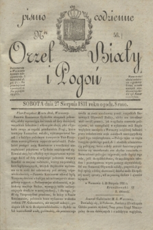 Orzeł Biały i Pogoń: pismo codzienne. 1831, Ner 56 (27 sierpnia)