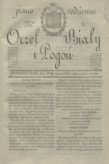Orzeł Biały i Pogoń: pismo codzienne. 1831, Ner 58 (29 sierpnia)