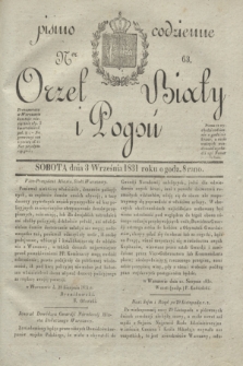 Orzeł Biały i Pogoń: pismo codzienne. 1831, Ner 63 (3 września)