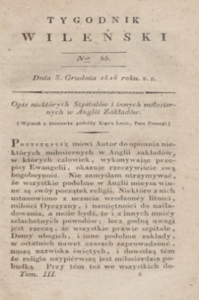 Tygodnik Wileński. T.3, Ner 55 (3 grudnia 1817)