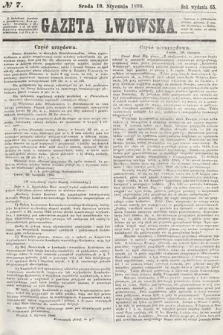 Gazeta Lwowska. 1866, nr 7