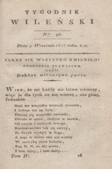 Tygodnik Wileński. T.4, Ner 95 (9 września 1817)