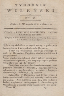 Tygodnik Wileński. T.4, Ner 96 (16 września 1817)