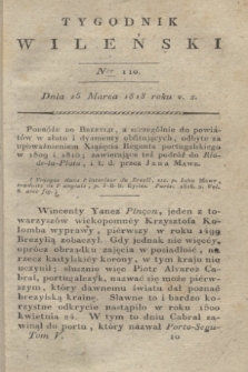 Tygodnik Wileński. T.5, Ner 110 (15 marca 1818)