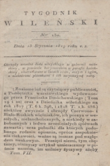 Tygodnik Wileński. T.7, Ner 130 (15 stycznia 1819)