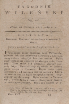 Tygodnik Wileński. T.7, Ner 140 (15 czerwca 1819)