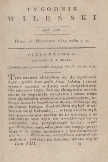 Tygodnik Wileński. T.8, Ner 146 (15 września 1819)