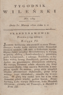 Tygodnik Wileński. T.9, Ner 159 (31 marca 1820)