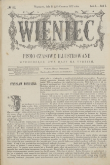 Wieniec : pismo czasowe illustrowane. R.1, T.1, № 52 (28 czerwca 1872) + dod.