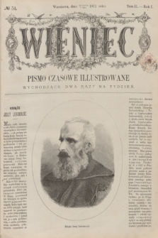 Wieniec : pismo czasowe illustrowane. R.1, T.2, № 54 (5 lipca 1872)