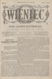 Wieniec : pismo czasowe illustrowane. R.1, T.2, № 55 (9 lipca 1872)