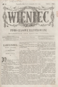 Wieniec : pismo czasowe illustrowane. R.1, T.2, № 92 (15 listopada 1872)