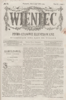 Wieniec : pismo czasowe illustrowane. R.1, T.2, № 99 (10 grudnia 1872)