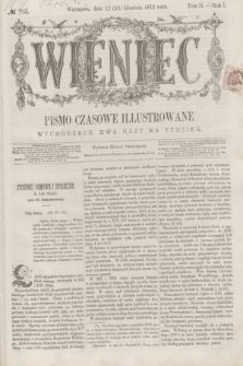 Wieniec : pismo czasowe illustrowane. R.1, T.2, № 103 (24 grudnia 1872)