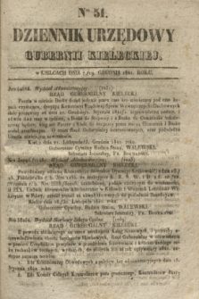 Dziennik Urzędowy Gubernii Kieleckiej. 1841, Nro 51 (19 grudnia) + dod.