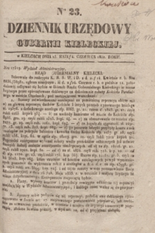 Dziennik Urzędowy Gubernii Kieleckiej. 1842, Nro 23 (4 czerwca) + dod.