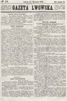 Gazeta Lwowska. 1866, nr 10