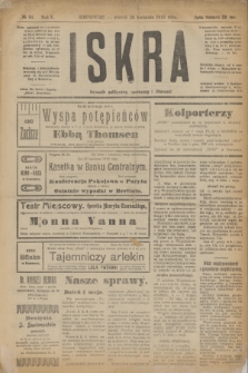 Iskra : dziennik polityczny, społeczny i literacki. R.10, № 96 (29 kwietnia 1919)