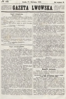 Gazeta Lwowska. 1866, nr 13