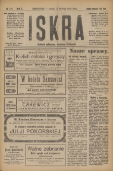 Iskra : dziennik polityczny, społeczny i literacki. R.10, № 130 (14 czerwca 1919)