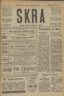 Skra : dziennik polityczny, społeczny i literacki. R.10, № 138 (5 lipca 1919)