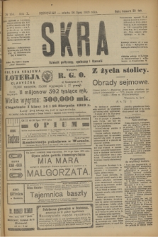 Skra : dziennik polityczny, społeczny i literacki. R.10, № 155 (26 lipca 1919)