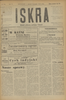 Iskra : dziennik polityczny, społeczny i literacki. R.10, № 166 (8 sierpnia 1919)