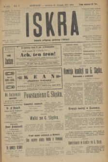 Iskra : dziennik polityczny, społeczny i literacki. R.10, № 188 (31 sierpnia 1919)