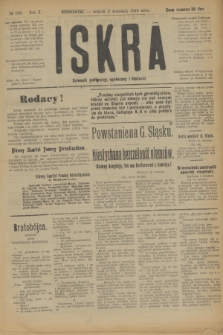 Iskra : dziennik polityczny, społeczny i literacki. R.10, № 189 (2 września 1919)