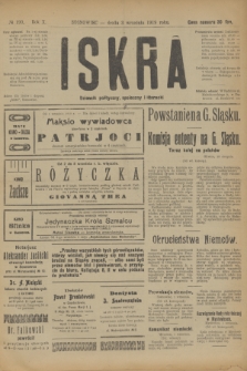 Iskra : dziennik polityczny, społeczny i literacki. R.10, № 190 (3 września 1919)