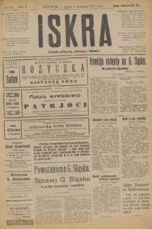 Iskra : dziennik polityczny, społeczny i literacki. R.10, № 192 (5 września 1919)