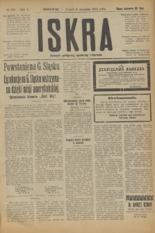 Iskra : dziennik polityczny, społeczny i literacki. R.10, № 196 (9 września 1919)