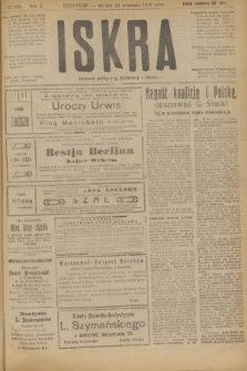 Iskra : dziennik polityczny, społeczny i literacki. R.10, № 208 (23 września 1919)