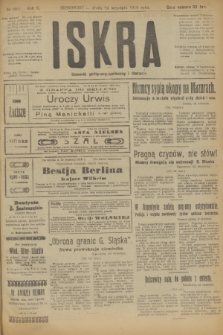 Iskra : dziennik polityczny, społeczny i literacki. R.10, № 209 (24 września 1919)