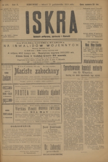 Iskra : dziennik polityczny, społeczny i literacki. R.10, № 236 (21 października 1919)