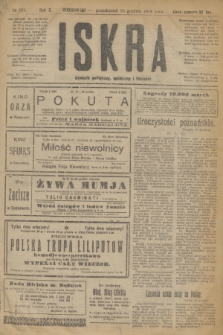 Iskra : dziennik polityczny, społeczny i literacki. R.10, № 295 (29 grudnia 1919)