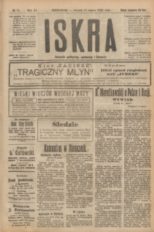 Iskra : dziennik polityczny, społeczny i literacki. R.11, № 72 (23 marca 1920)