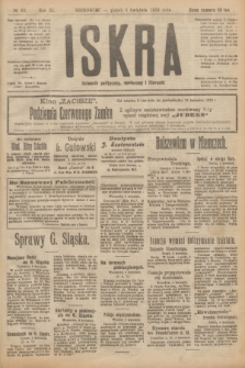 Iskra : dziennik polityczny, społeczny i literacki. R.11, № 83 (9 kwietnia 1920)