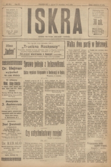 Iskra : dziennik polityczny, społeczny i literacki. R.11, № 286 (10 września 1920)