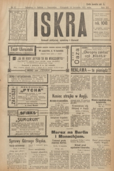 Iskra : dziennik polityczny, społeczny i literacki. R.12, № 42 (14 kwietnia 1921)