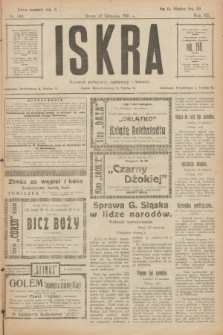 Iskra : dziennik polityczny, społeczny i literacki. R.12, nr 148 (24 sierpnia 1921)